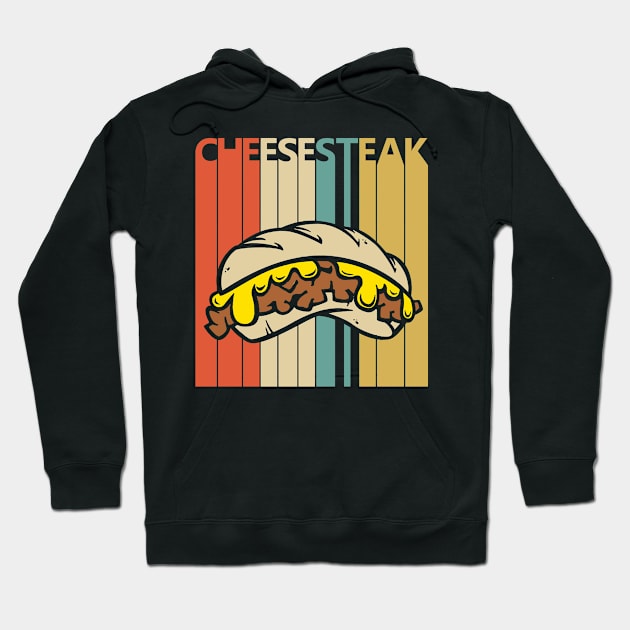 Vintage Cheesesteak Hoodie by GWENT